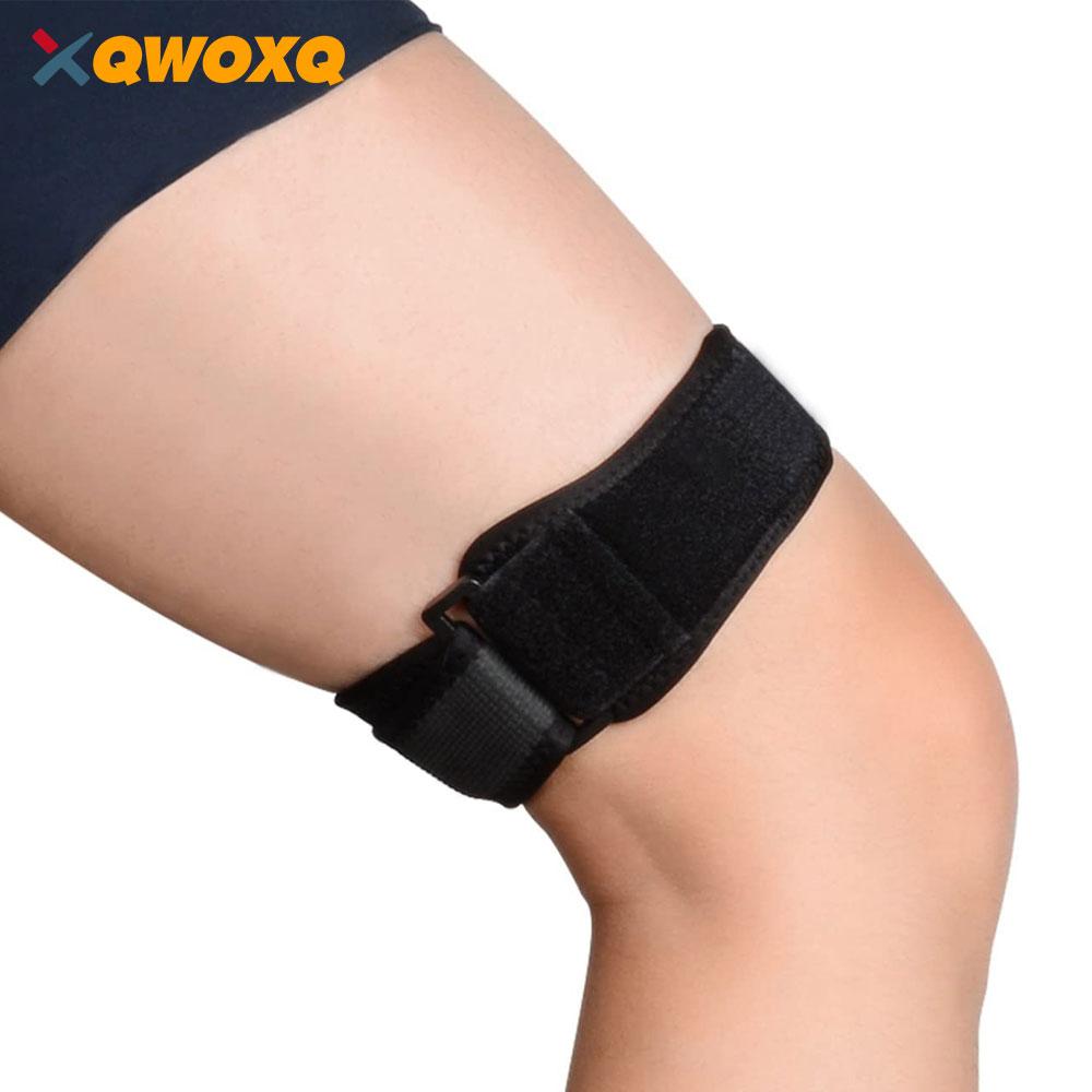 Pásek na it pás, Koleno, Stehno, Bok & Podpůrný kompresní obvaz na ITBS syndrom, Stabilizační ortéza na patelární tendinitidu & Osgoodovu chorobu