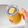 304 Stainless Steel Double Wall Insulated Water Cup Leak-proof Milk Coffee Mug With Spoon Reusable Tumbler Drinkware
