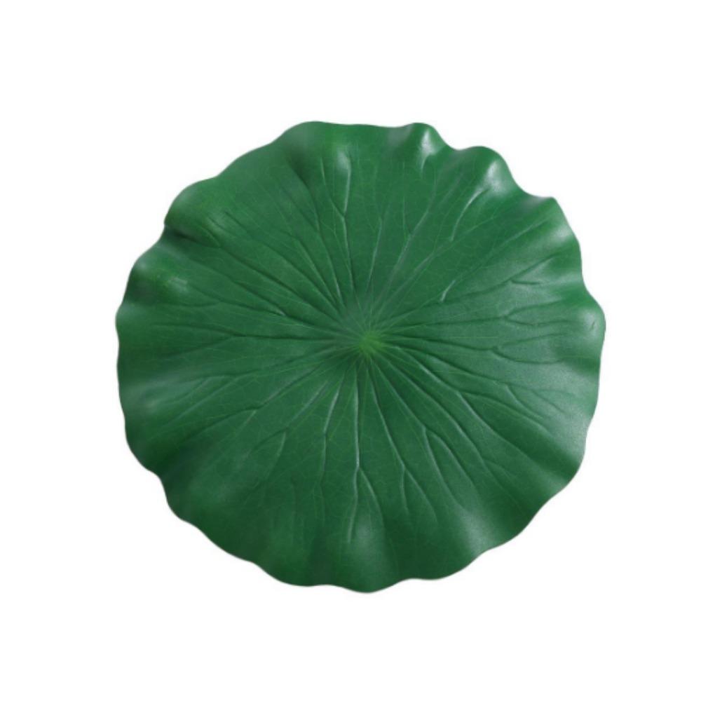 

Performance Pond Flower For Water Pond Fake Lotus Artificial Plant Water Leaf Floating Lotus Leaf 28cm