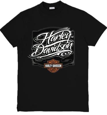Harley-Davidson Inspiriertes Grafisches Unisex T-Shirt Adler Schädel Grafik T-Shirt S-3XL