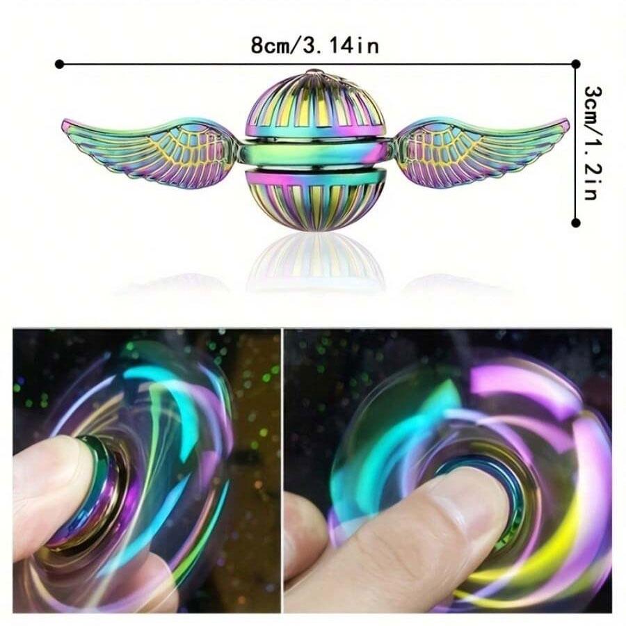 Magic Fidget Spinner: Stress Relief And Concentration Toy Improve Concentration Perfect Halloween, Christmas Gift