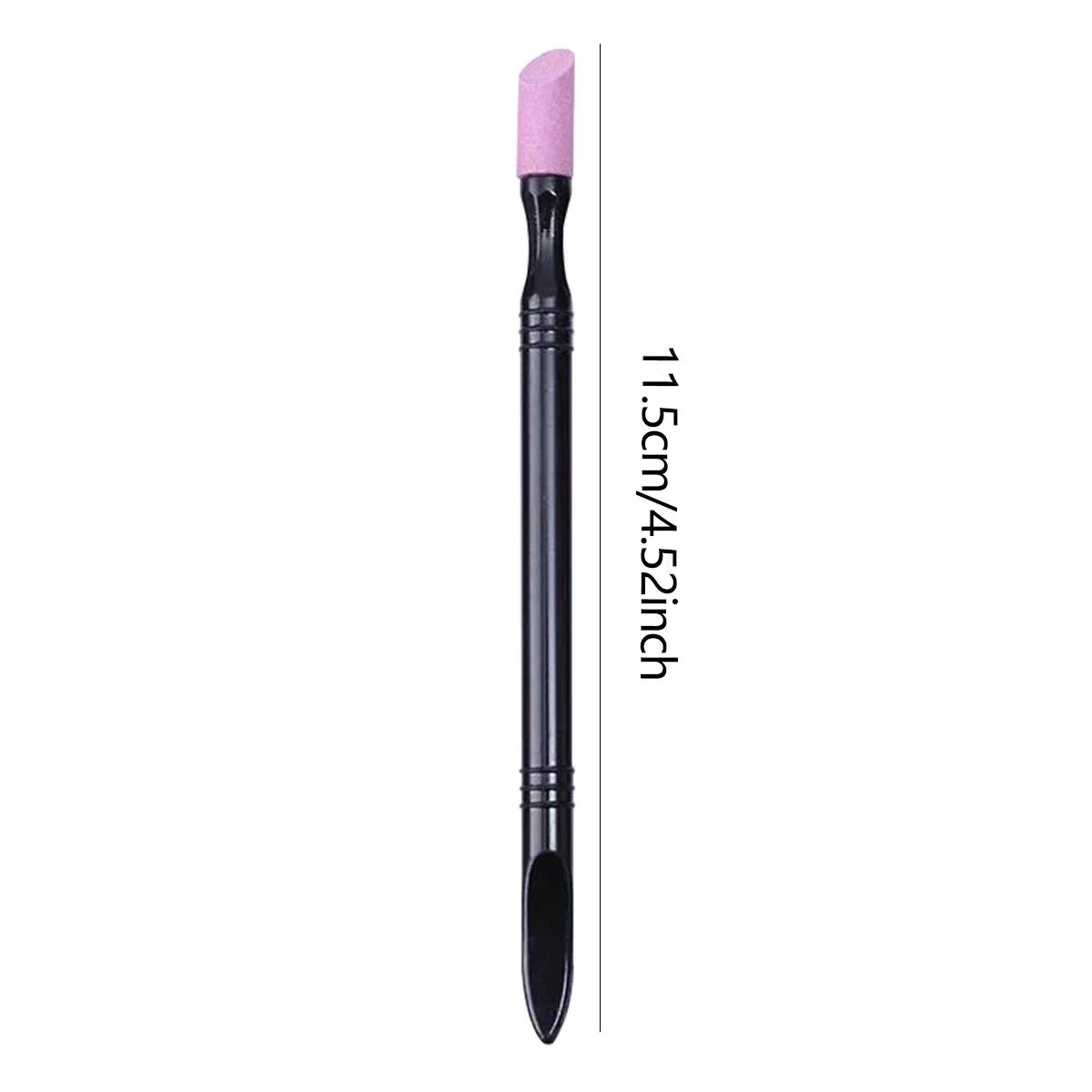 1/5/10pcs Nail File Cuticle Stone Pusher Nail Sanding Sticks Nail Art Pen Cuticle Remover Trimmer Buffer Manicure Tools