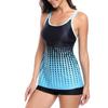 Strandurlaub Badeanzug Geteilter Badeanzug Damen Bademode Sexy Bikini Tankini Flache Vorderseite Badehose Feine Nähte In Einer Vielzahl von Farben Strandbekleidung