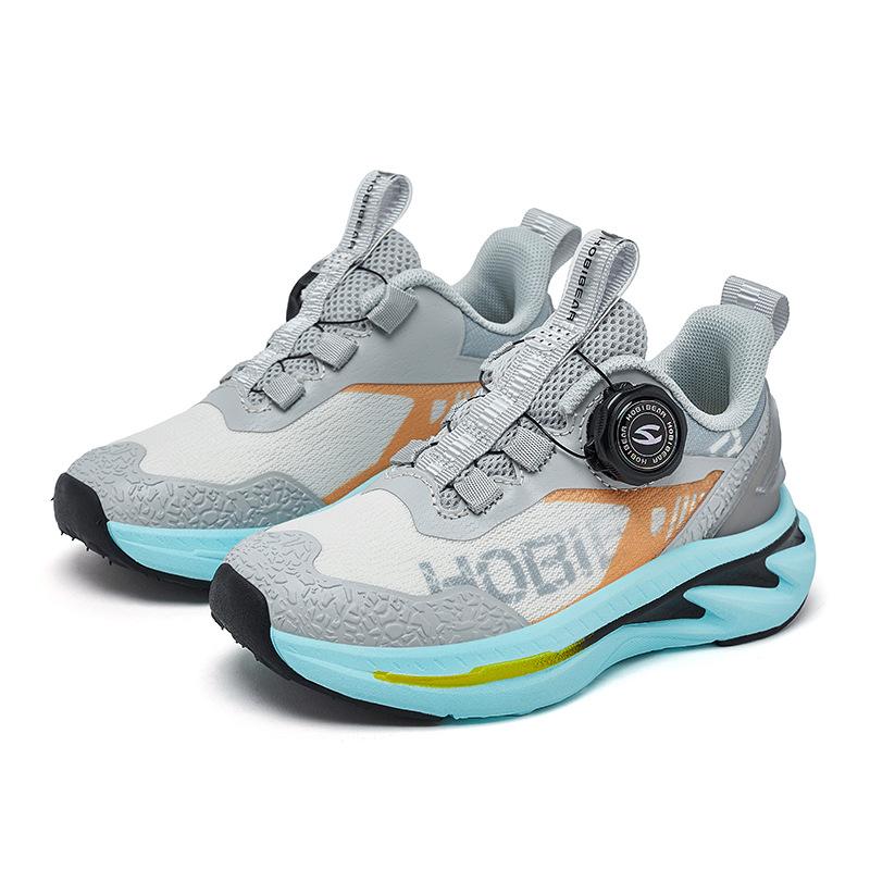 Fashion Brand Spring Boys And Girs Sports Shoes Mesh Breathable Student Casual Sneakers Shock-absorbing Children's Running Shoes