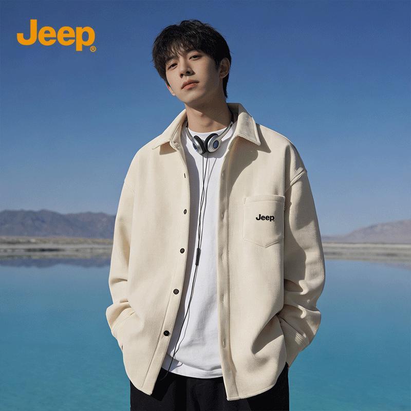 JEEP Men s Corduroy Long-Sleeve Overshirt XXL