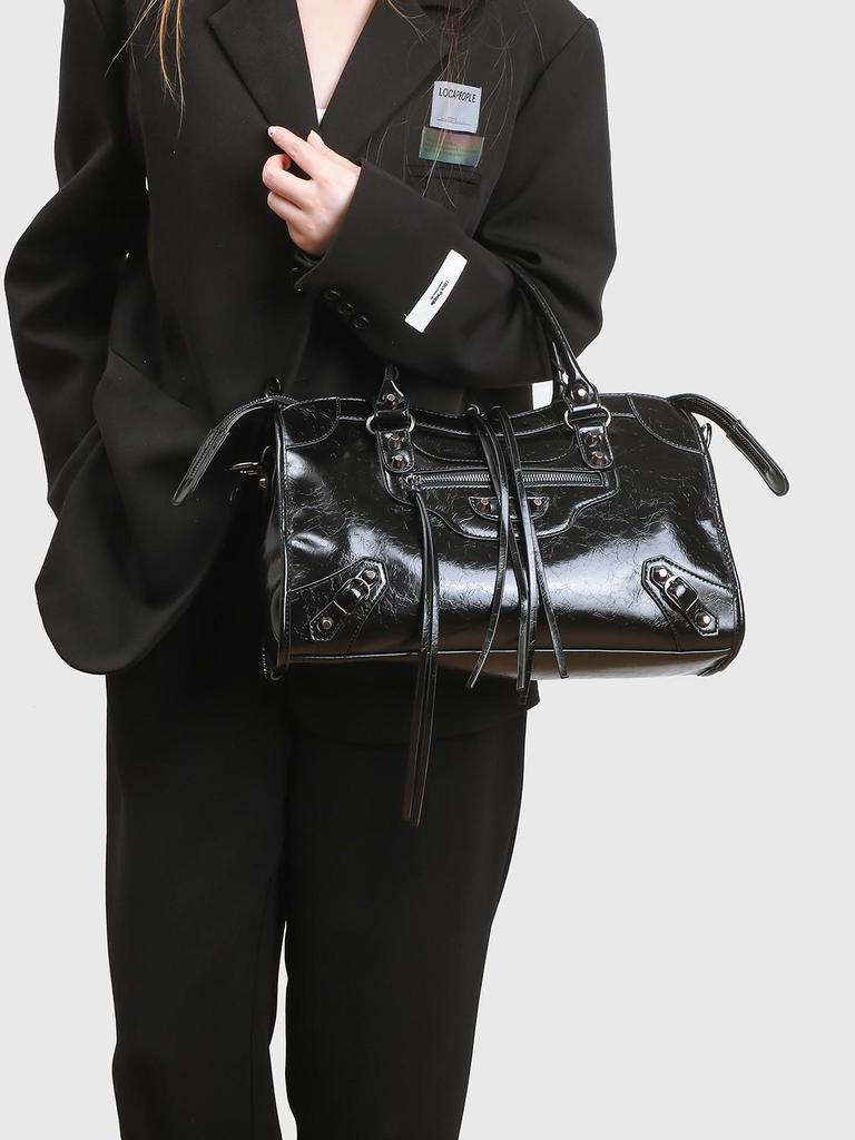 Modna zamszowa torba motocyklowa: Wszechstronna torebka i listonoszka dla kobiet