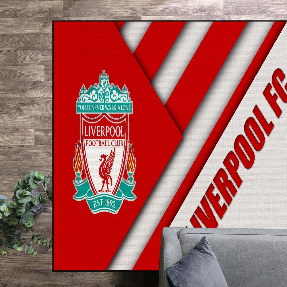 Football L-Liverpool Football Club Small Carpet Bedside Kitchen Bath Living Home House Bedroom Floor Mat Doormat Decoration