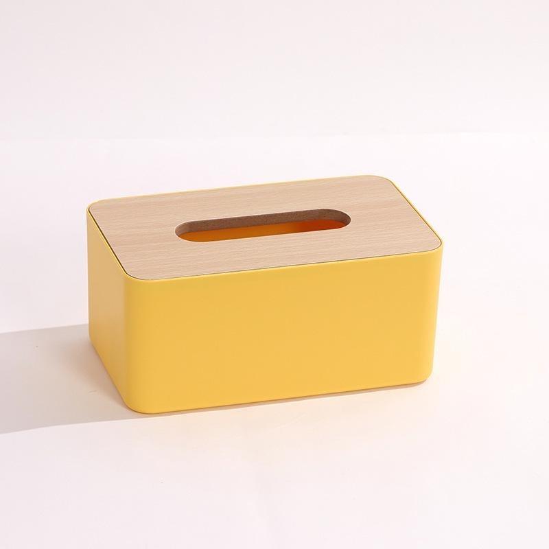 1 pz. Scatola per tovaglioli di carta in bambù da tavolo, multifunzione, creativa, può contenere il telefono cellulare, il soggiorno, la scatola per tovaglioli di carta, la scatola per tovaglioli di carta per auto