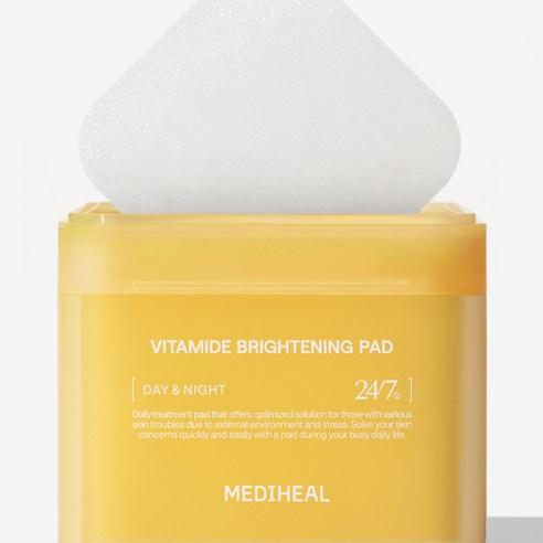 MEDIHEAL Vitamide Brightening Toner Pad 100 Pads