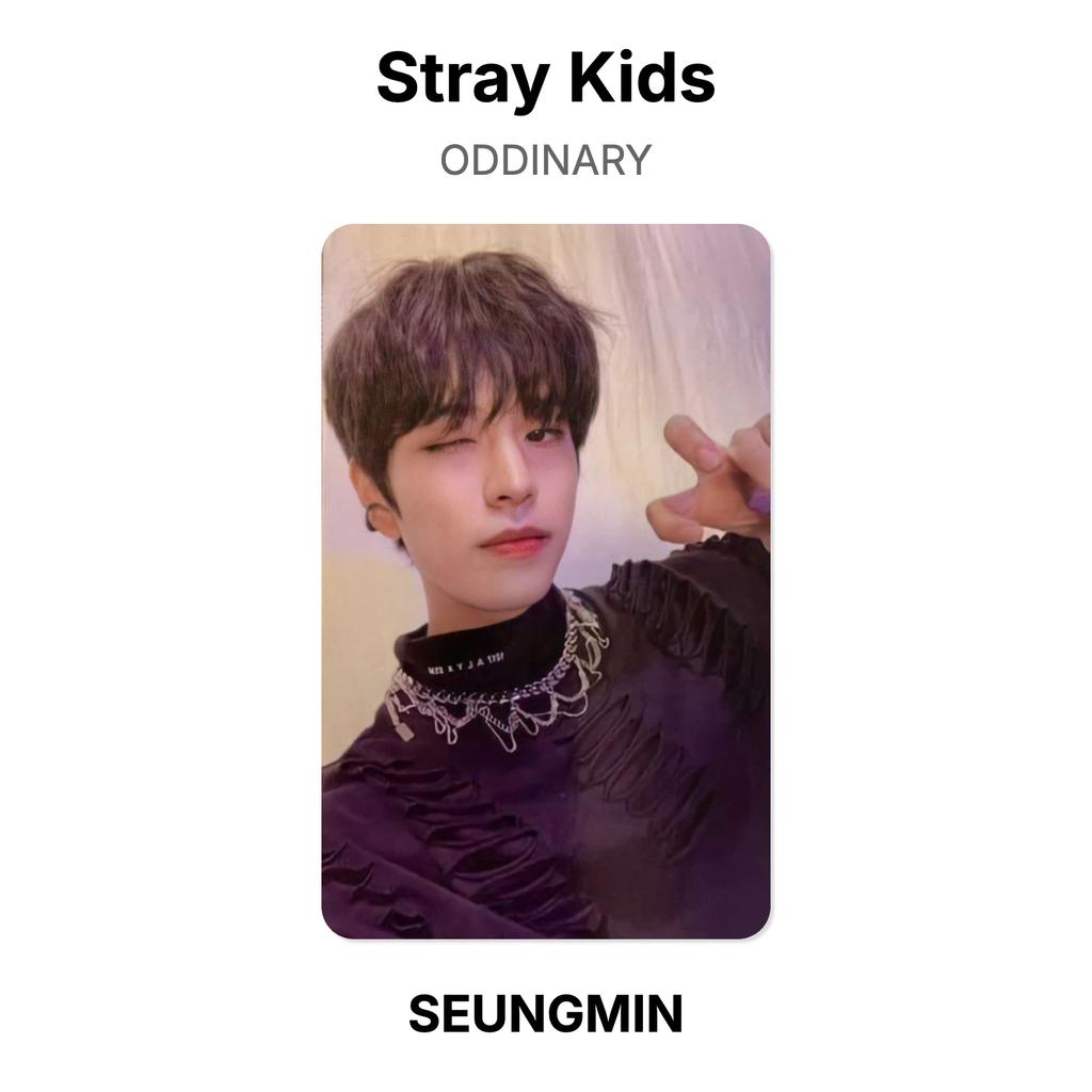 Stray Kids ODDINARY Official Photocard