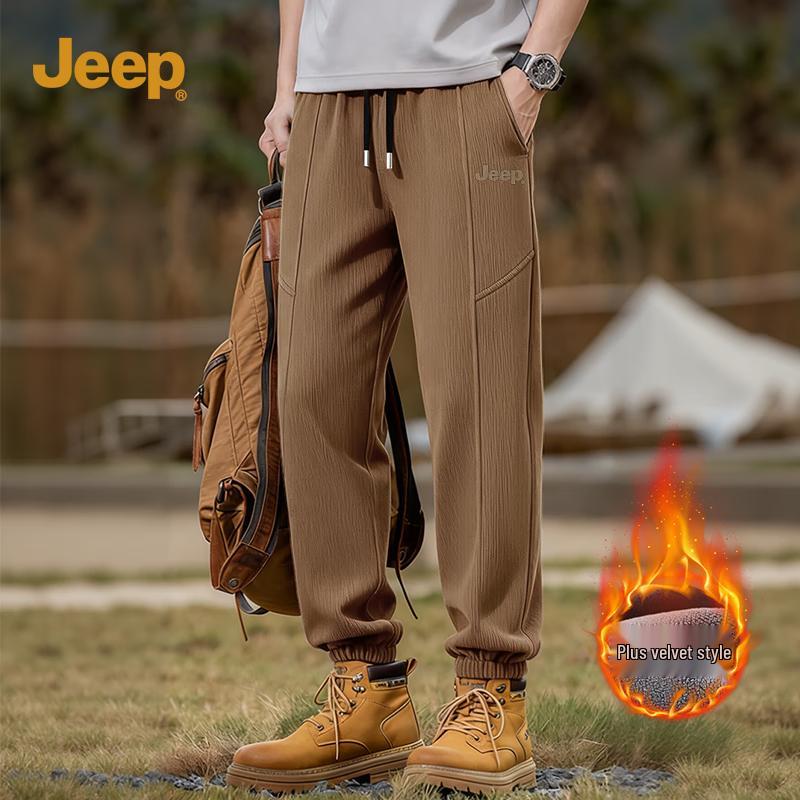 

JEEP Men s Heavyweight Fleece-Lined Chenille Jogger Pants 2XL