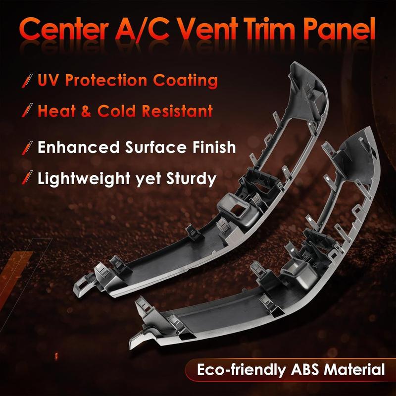 55474-60040 55475-60040 Center Dashboard A/C Air Vent Trim Panel Compatible with Lexus GX470 2003-2009 Land Cruiser Prado 120