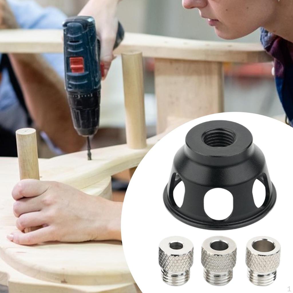 Dowel Gauge Set, Self-centering with Drill Bushing, Hole Punch, Punch for Carpentry Work