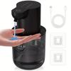 400ML Simple Wall-Mounted Intelligent Rechargeable Automatic Sensor Soap Dispenser Hand Washing Sanitizer Machine For Women/Men