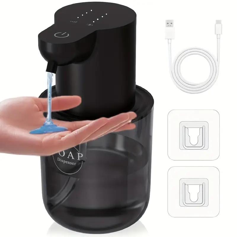 400ML Simple Wall-Mounted Intelligent Rechargeable Automatic Sensor Soap Dispenser Hand Washing Sanitizer Machine For Women/Men