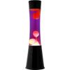 ITotal XL1789 Lampe à Lave 40 cm avec Base Noire, Liquide Violet et Cire Jaune