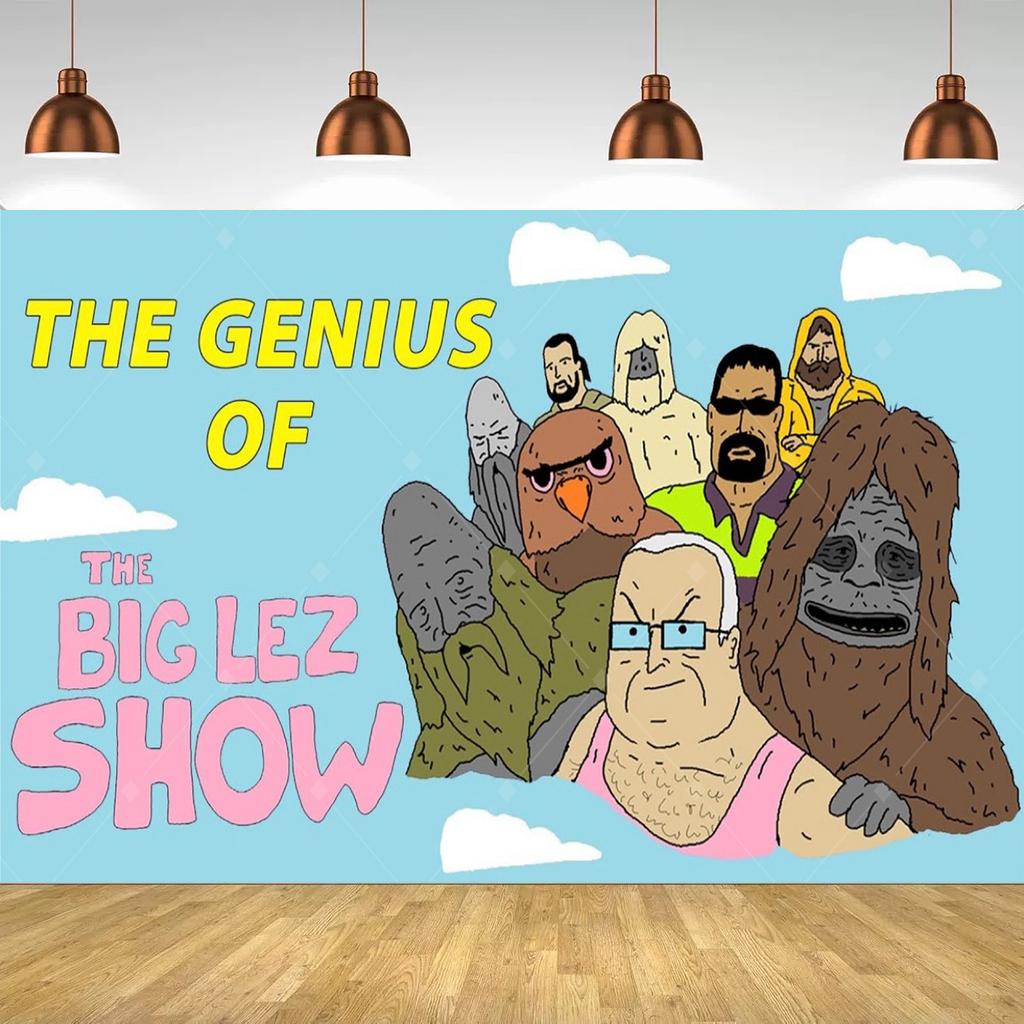 The Big Lez Show Sassy Der Sasquatch – Cartoon Wandposter, Kunstdruck, Heimdekoration für das Zimmer, ba752