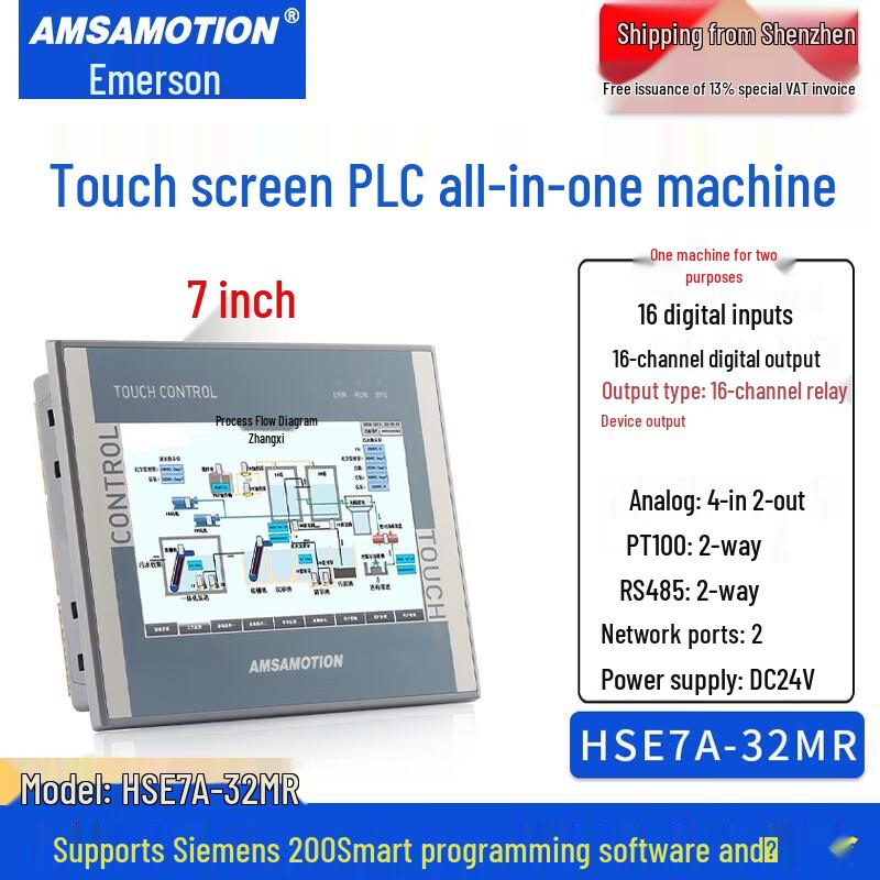 Aimoxun Touchscreen PLC Integrated Controller