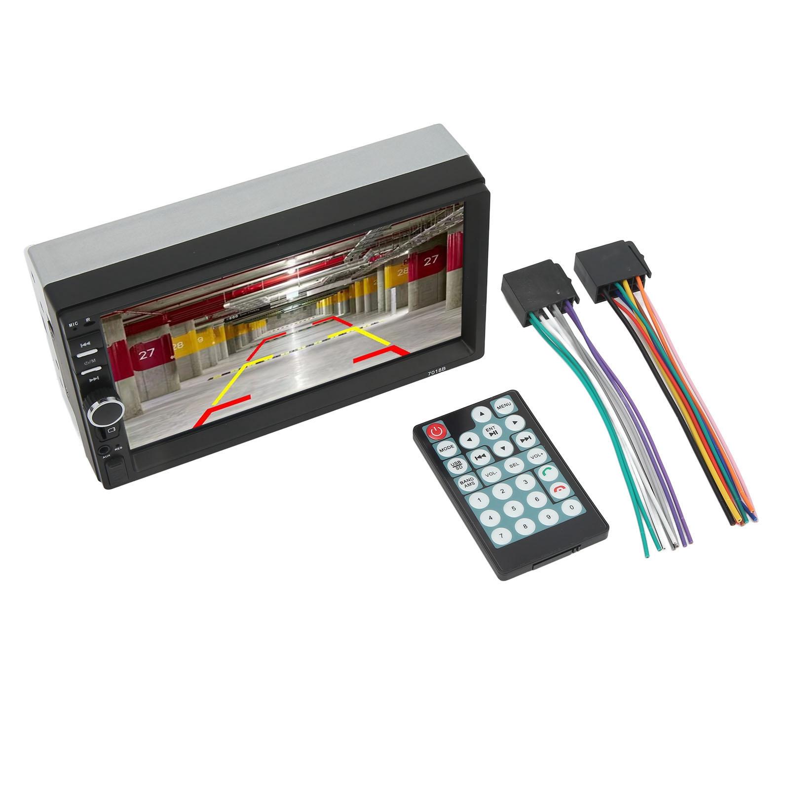 

7in Double Din Car Stereo Radio High Definition Bluetooth Touch Screen MP5 Player Multifunction for Auto