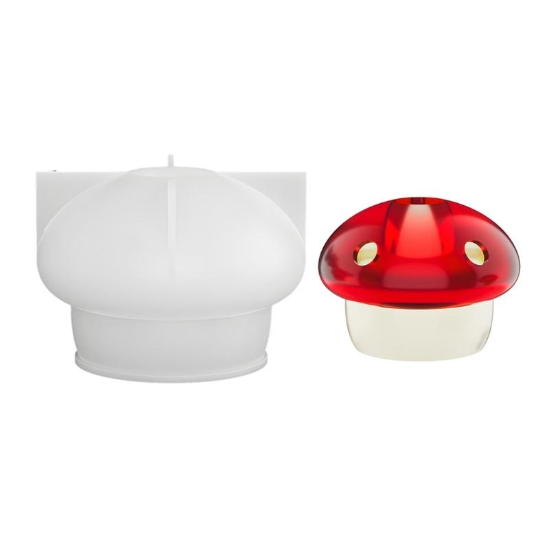 Creative Mushroom Shape Silicone Candle Mold Crafting Tool For Handmade Candle Soap Chocolate Decors