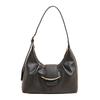 Women's Soft Leather Underarm Bag Casual Commuter Shoulder Bag