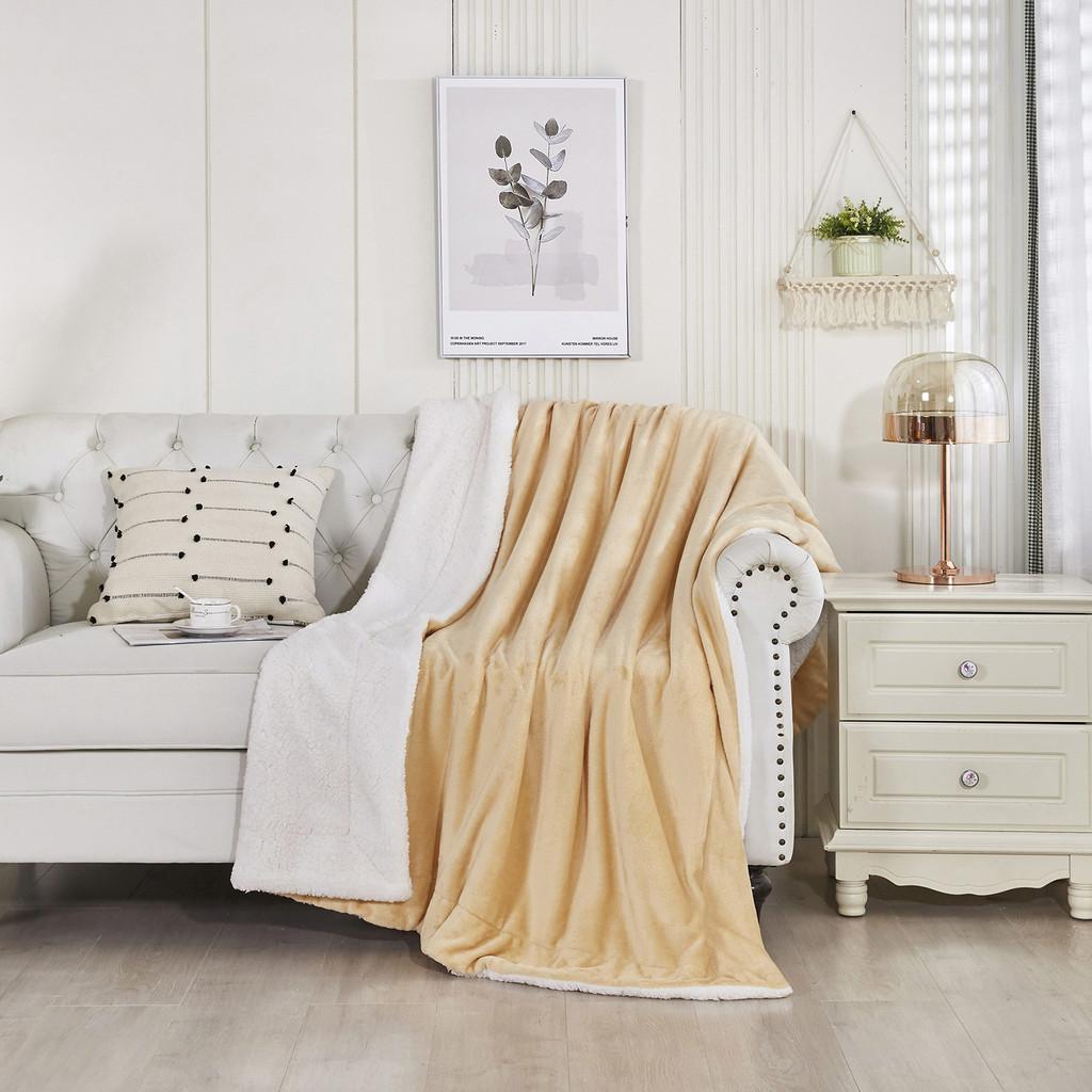 Plush Versatile Blankets With Classic Solid Colors For Home Decor Gifts And