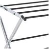 Amazon Basics Folding Clothes Drying Rack, Chrome Alloy Steel, 36.8 x 74.9 x 106.1cm (L x W x H)