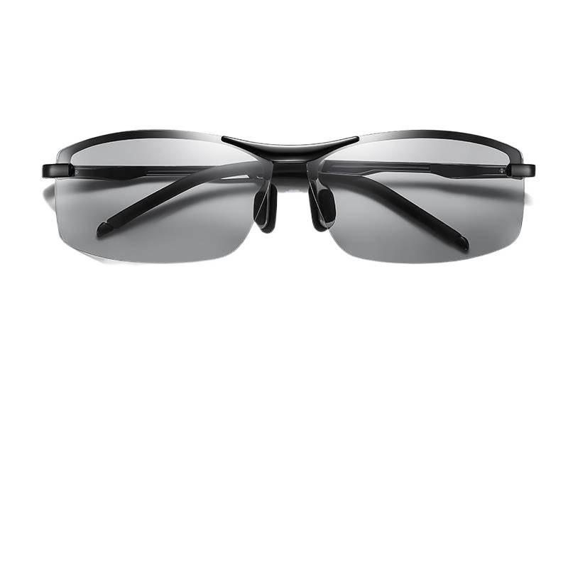 German Men's Polarized Photochromic Sunglasses for Day/Night Cycling & Fishing - Anti-Glare