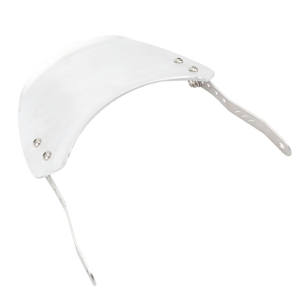 Motorcycle Aluminum Front Wind Deflector with Mount for 6.5in to 9.45in Round Headlights