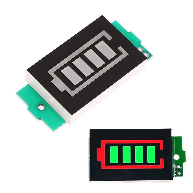 4.2V Display Electric Vehicle Battery Power Tester Li-Ion 1-8S 1S/2S/3S/4S Single 3.7V Lithium Battery Capacity Indicator Tester