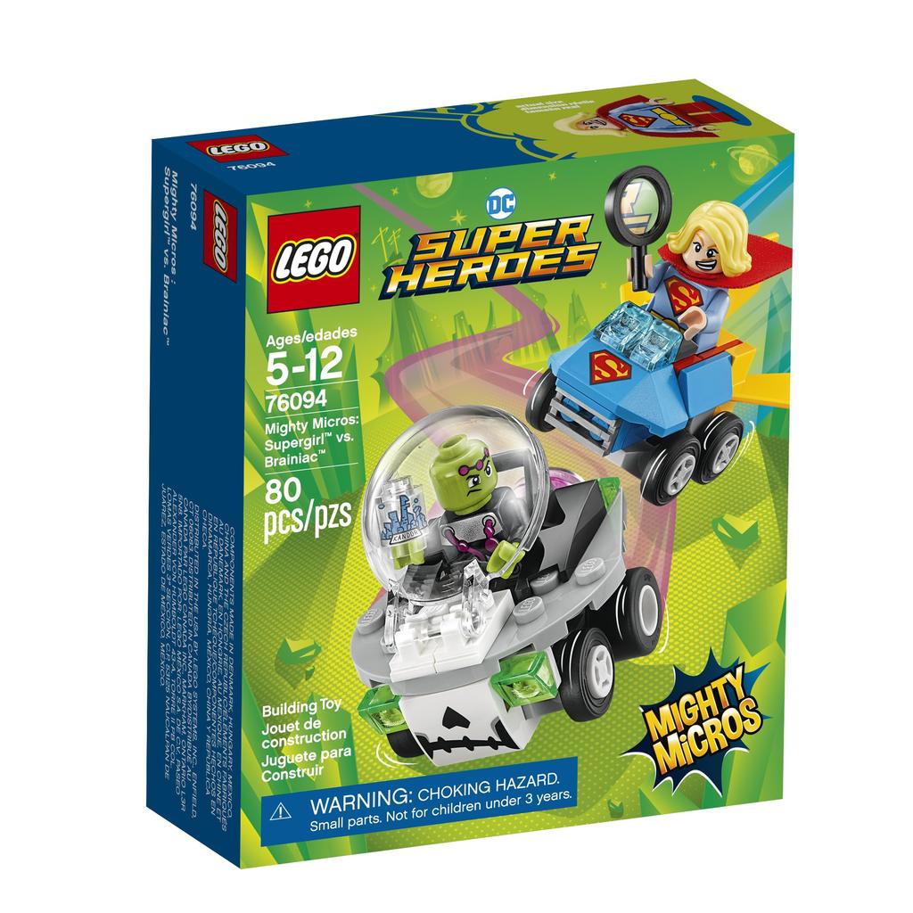 LEGO DC Super Heroes Mighty Supergirl Brainiac 76094 Building Kit Micros vs. (80 Piece)