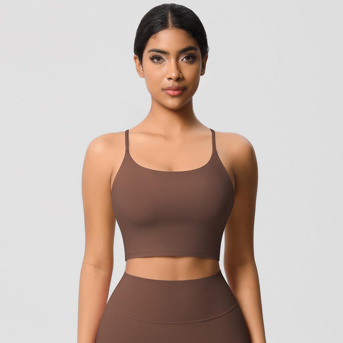 

New Yungan Yoga Top Women S Sports Underwear Strap Beauty Back Quick Drying Tank Top Outdoor Running Fitness Bra Women S