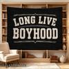 2D Flat - 2D Flat - 1pc 2D Flat Tapestry Long Live Hood A Timeless Tribute to Youthful Spirit And Carefree Days, Celebrating The Essence of Growing Up