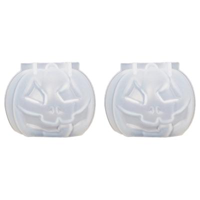 Halloween Silicone 3D Pumpkin Candle Holder Mould for Home Party (Angry Pumpki