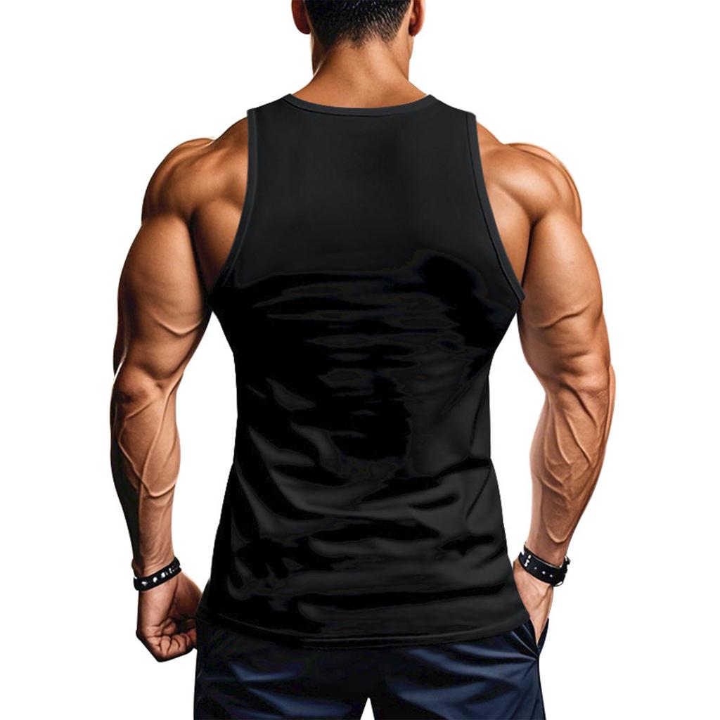 Men'S Slim Fit Casual Sleeveless Base Shirt, Fitness Outdoor Vest