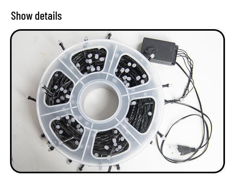 Convenient XL High-Brightness LED Starry String Lights for Christmas, New Year, Courtyard, and Spring Festival Decorations