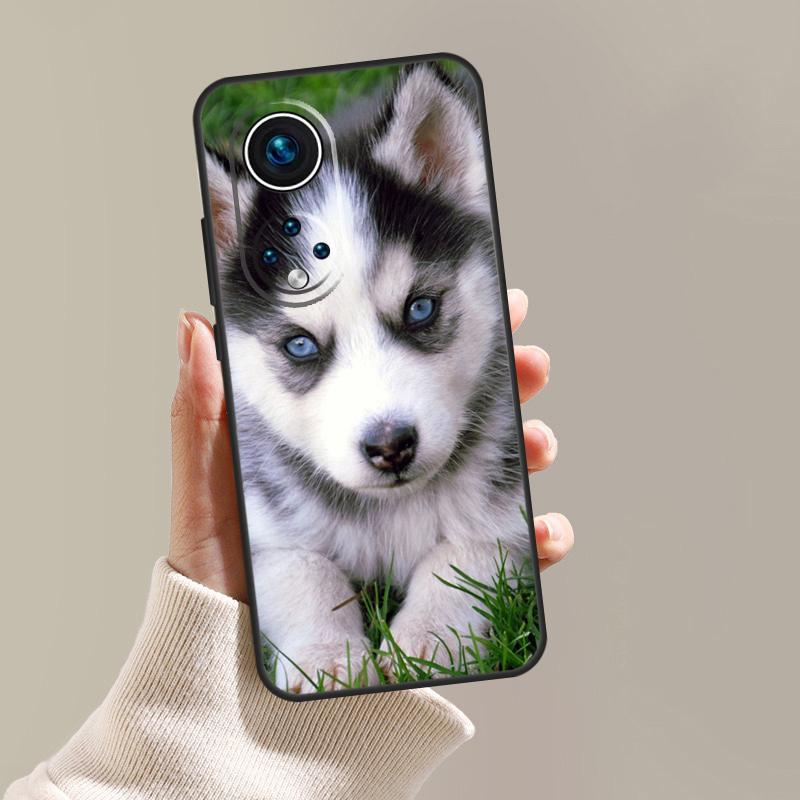 Animal Husky Puppy Case For Honor Magic 8 6 5 7 Lite 400 Pro 200 90 70 50 X8c X8b X9a X9b X9c X9d Win RT Cover