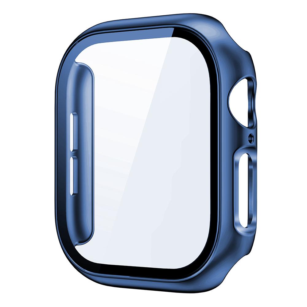 

For Apple Watch Series 11/10 42mm Protective Case All-Around Hard PC Watch Cover with Tempered Glass Film U