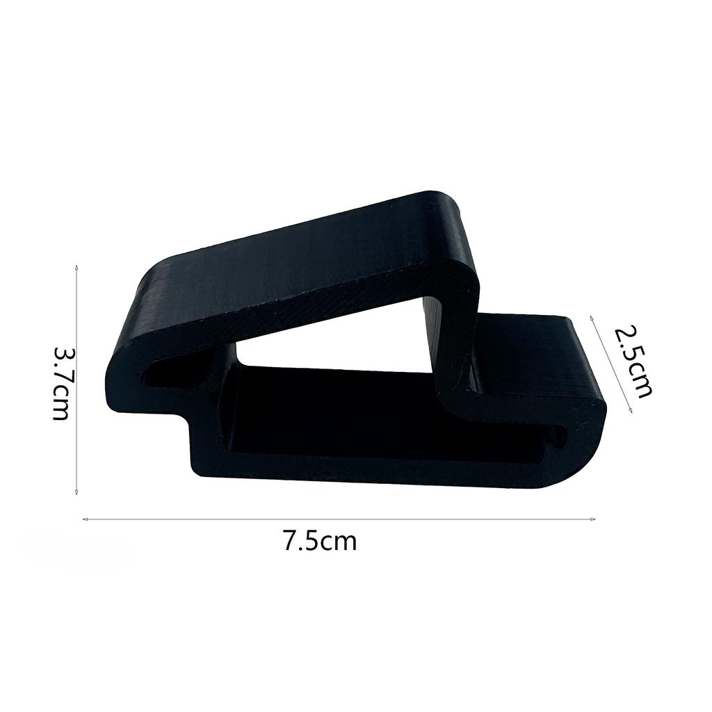 2pcs Window Stopper - Durable Plastic Door Stopper with Matte Finish, Easy Installation Under Door for Secure Window Closure