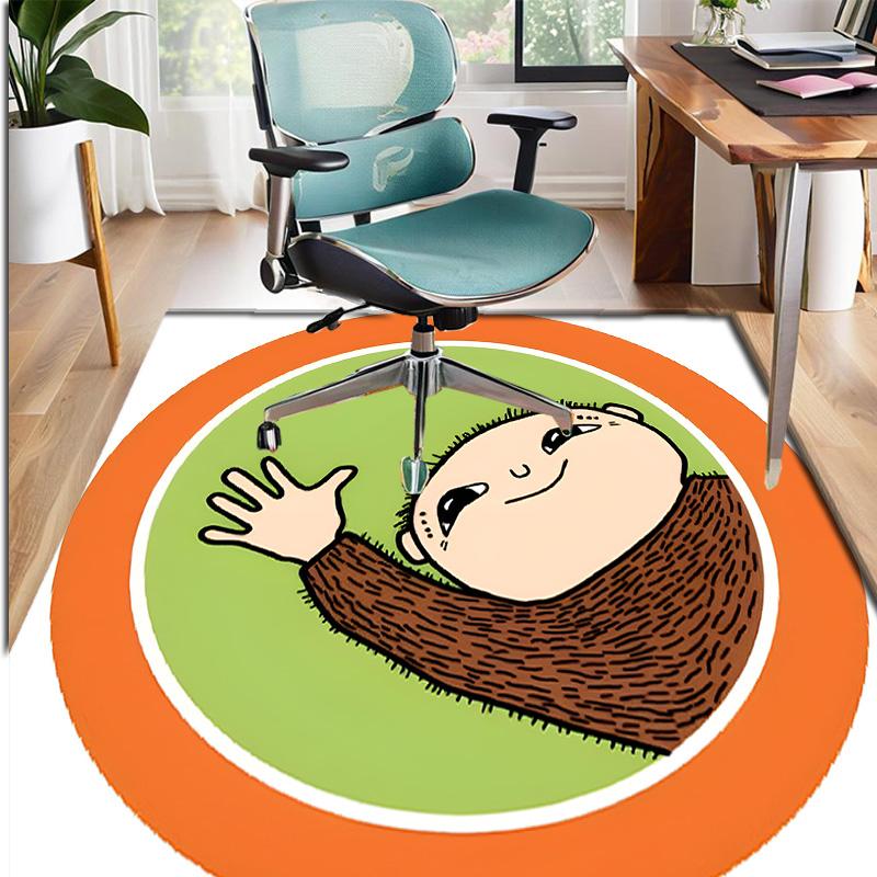 Alfons Aberg Pattern Rug, Indoor/Outdoor Mat, for Picnic, Gameroom, Bedroom, Office, Living Room, Home Decor Carpet, Birthday Gift