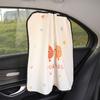 Embedded Rail Cartoon Car Curtain Side Window Sunshade Cover  Car Interior Accessories