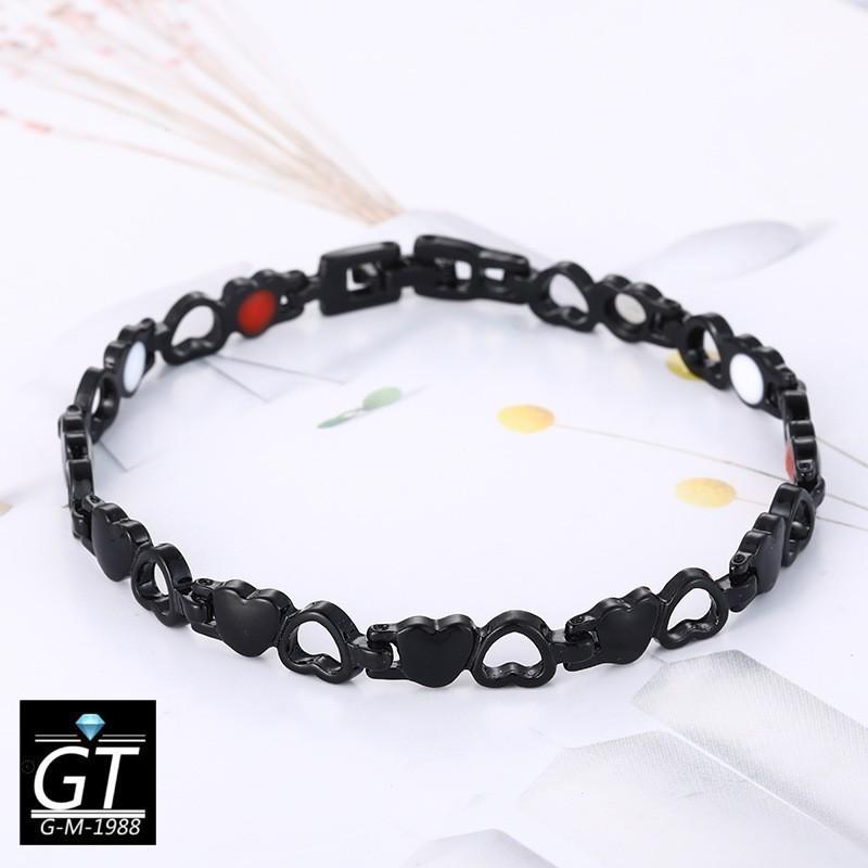 

Shaped Heart Magnetic Bracelet With Adjustable Accessories Fashion StyleH