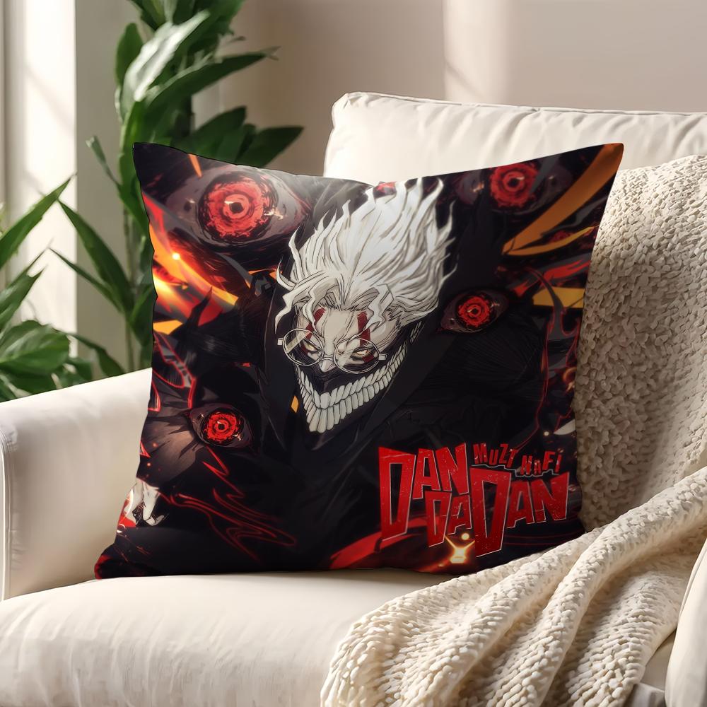 Anime Dandadan Cushion Cover For Pillow Printing Sofa Decoration Home Car Room Coffee Shop Office Nordic Simplicity