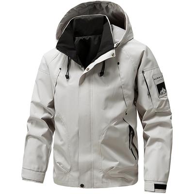 Neue Herbst- und Winterjacke für Herren, dünne Kapuzen-Arbeitsjacke für Herren, jugendlich, trendig, vielseitige Freizeitjacke für Herren