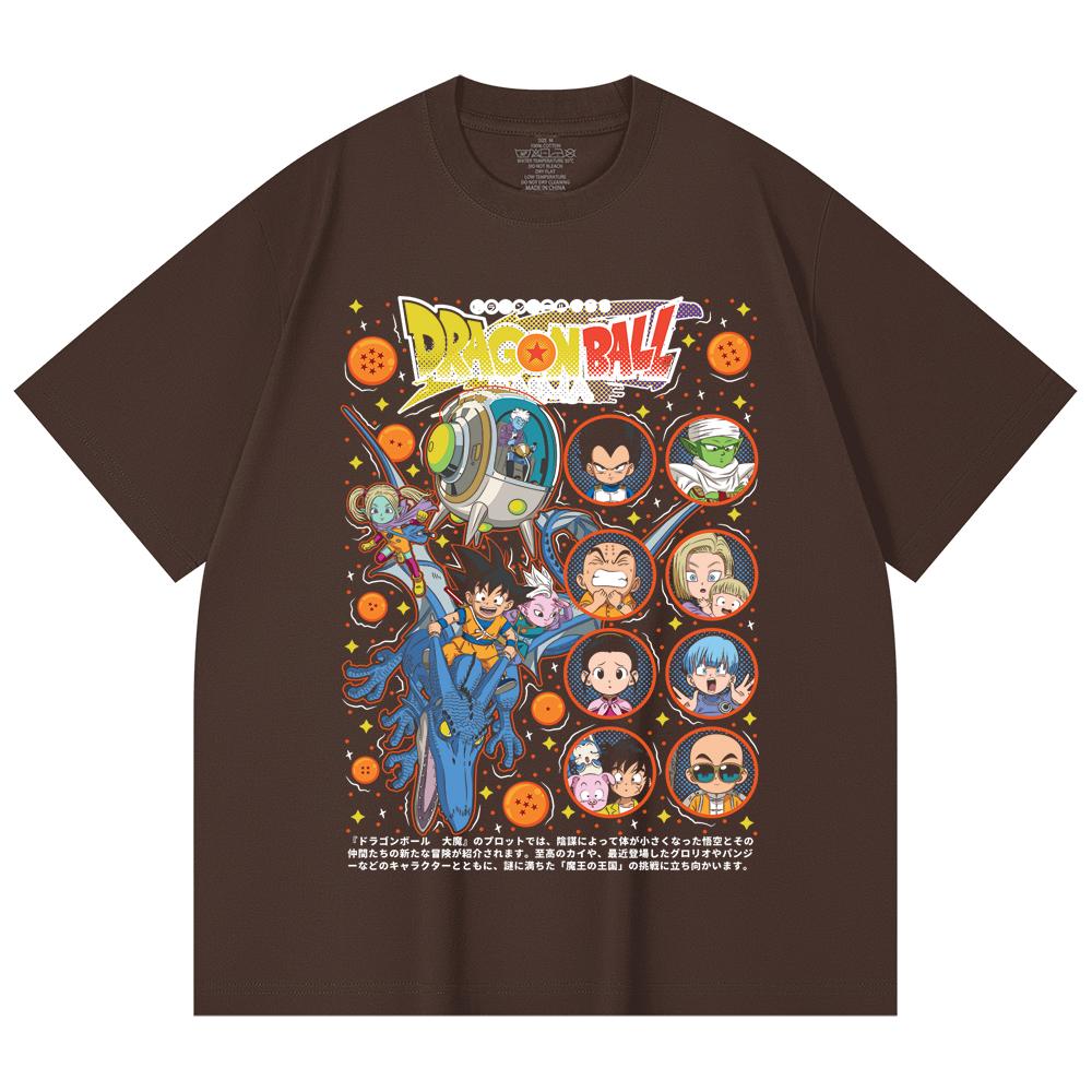 230 Gsm 100% Cotton Dragon Ball V31 Daima Print Unisex Heavy Cotton T Shirt