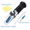 Handheld Glycol Refractometer Car Antifreeze Battery Acid Engine Coolant Tester Tool Auto Optical