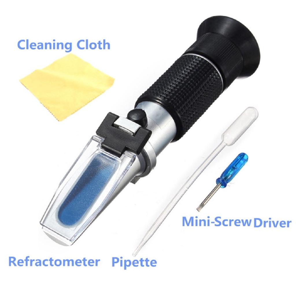 Handheld Glycol Refractometer Car Antifreeze Battery Acid Engine Coolant Tester Tool Auto Optical