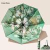 Mi Ling Retro Oil Painting Reverse Folding Umbrella