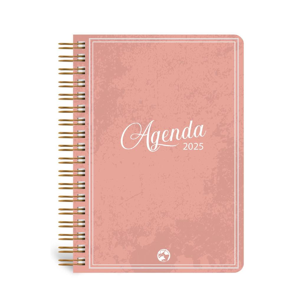 2025 Weekly Agenda Spiral A5 Botanical