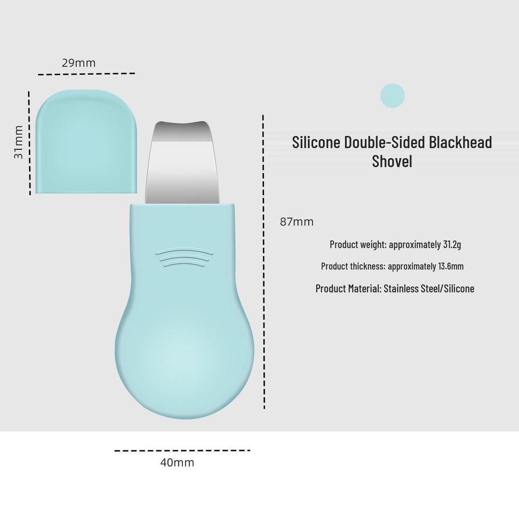 Double-Ended Blackhead Remover Spoon for Deep Cleaning and Pimple Treatment